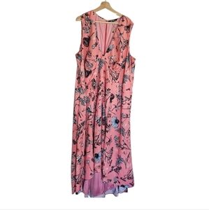 Eshakti 4X Plus size maxi dress floral garden party Wedding guest
